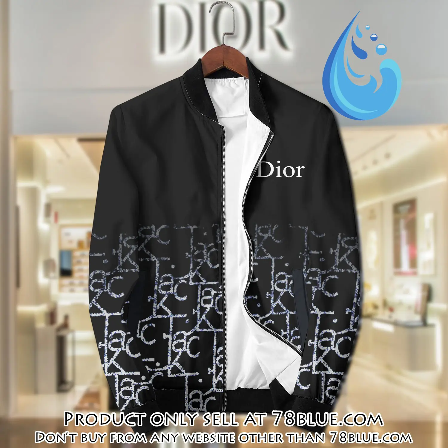 Dior luxury brand varsity zipper jacket vst1029 78b1944738